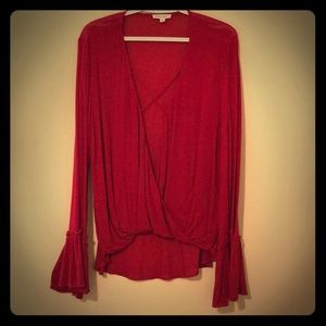Cotton Candy Red blouse